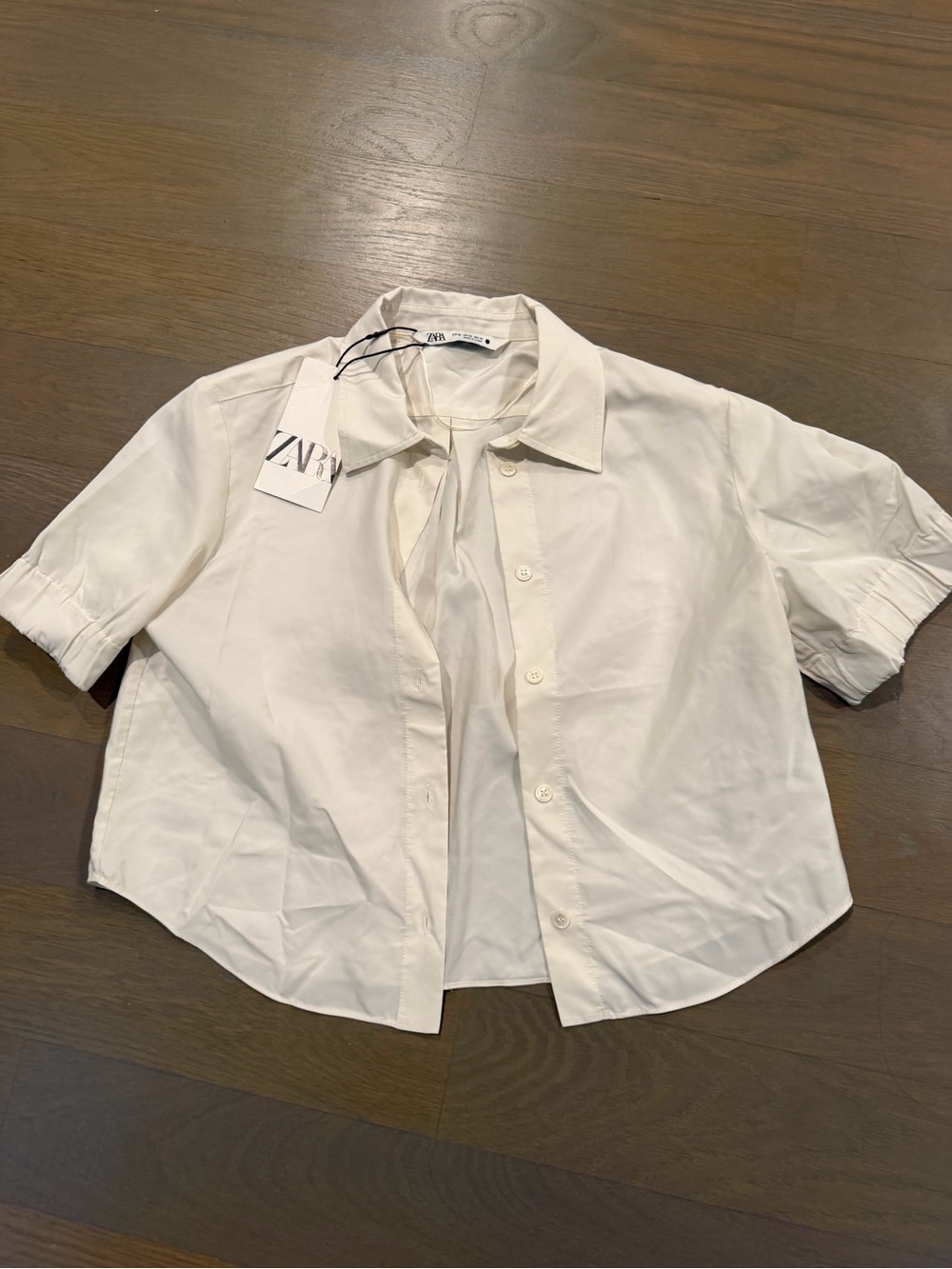 Zara Women’s Button Up White Dress Shirt NWT